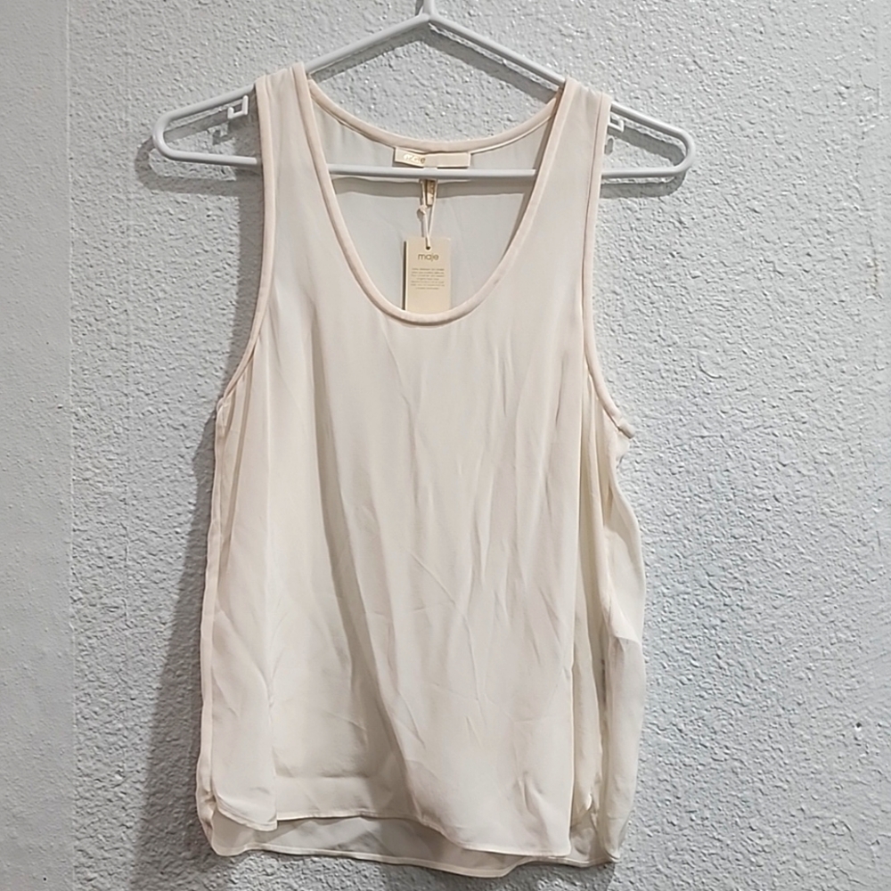 NWT Banana Republic Square Neck Peplum Tank